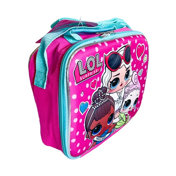 LOL Surprise Backpack and Lunch Bag Set Large Kids 3D Lunch Box Bundle 16” - Picture 8 of 10